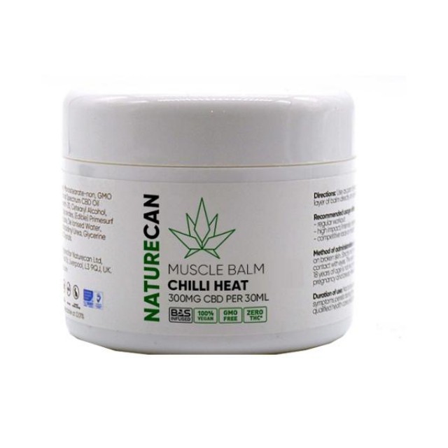 Naturecan 300mg CBD Chilli Heat Muscle Balm